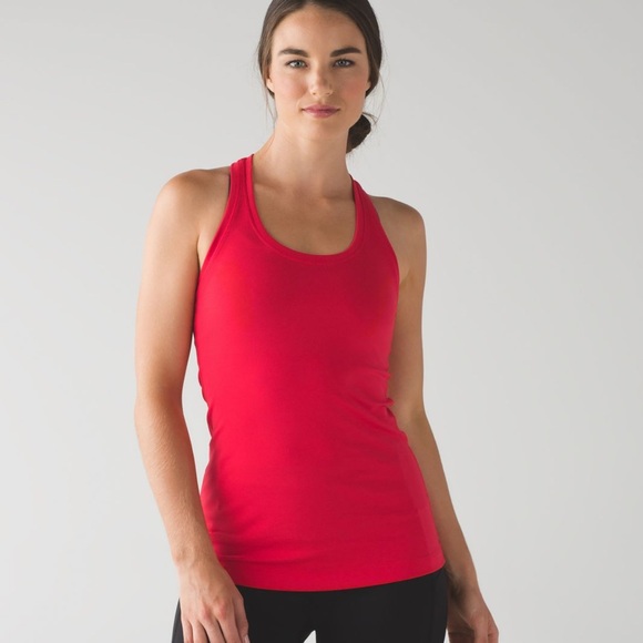 Lululemon Cool Racerback Tank In Red (Reversible) - Picture 1 of 6